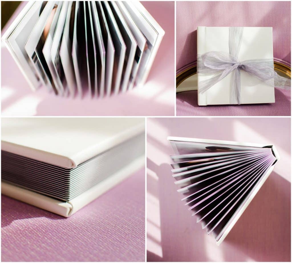 a closeup of fine art album for Father's Day gift idea in NJ home