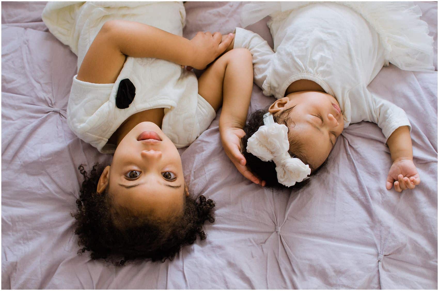 sisters photos during our family and newborn session in New York